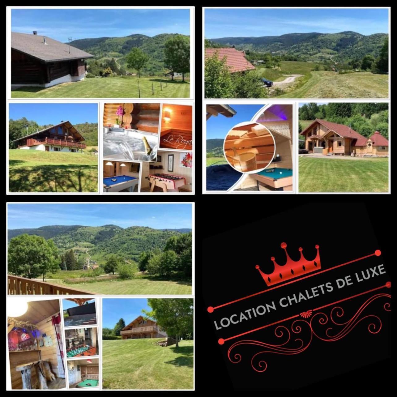 Chalet Spa Le Diamant Nathalie Mn La Rouge Ла-Бресс Экстерьер фото